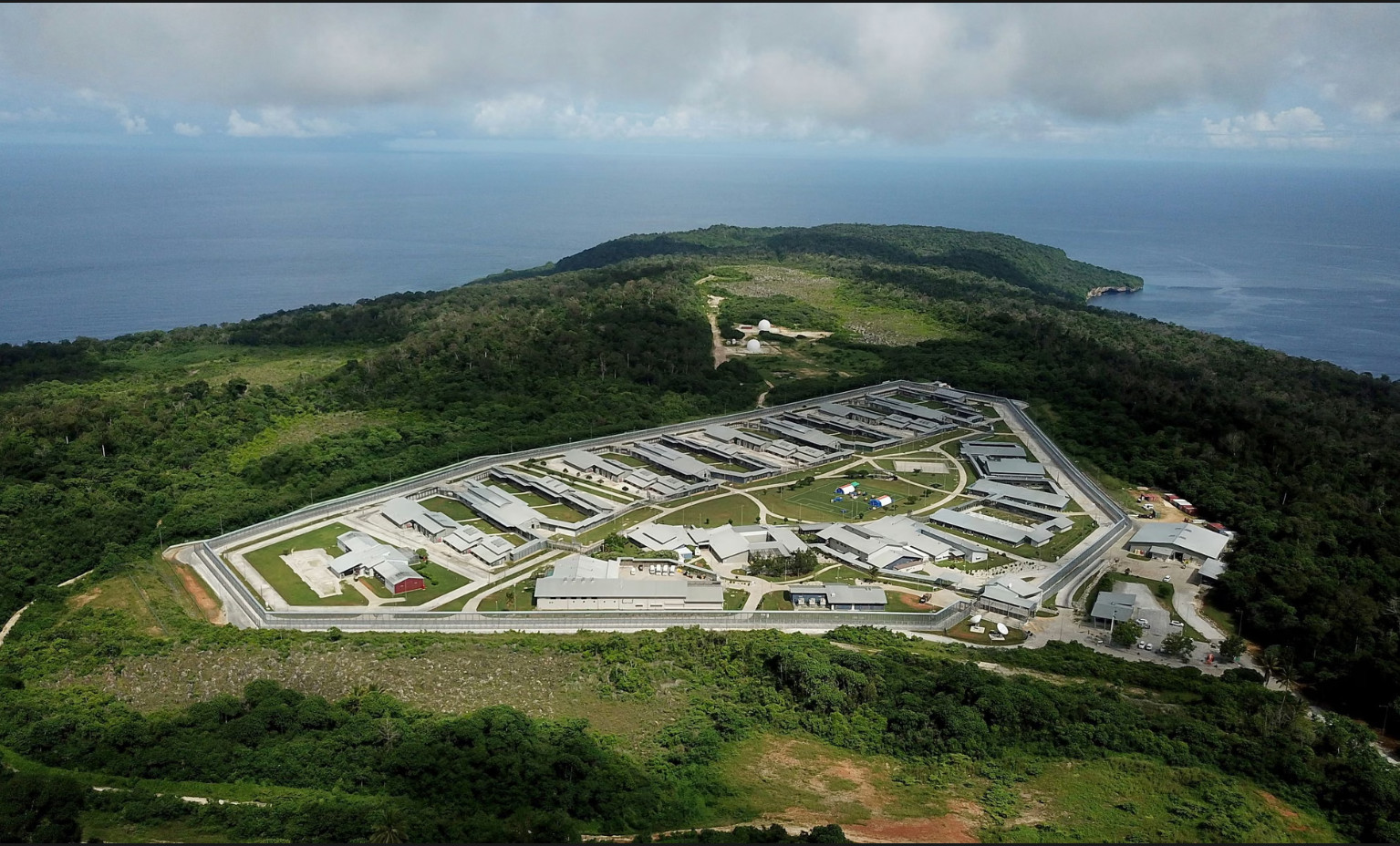 The immigration detention centre on Christmas Island, 1,500km west of mainland Australia (photo: Stringer/Reuters/The Guardian)